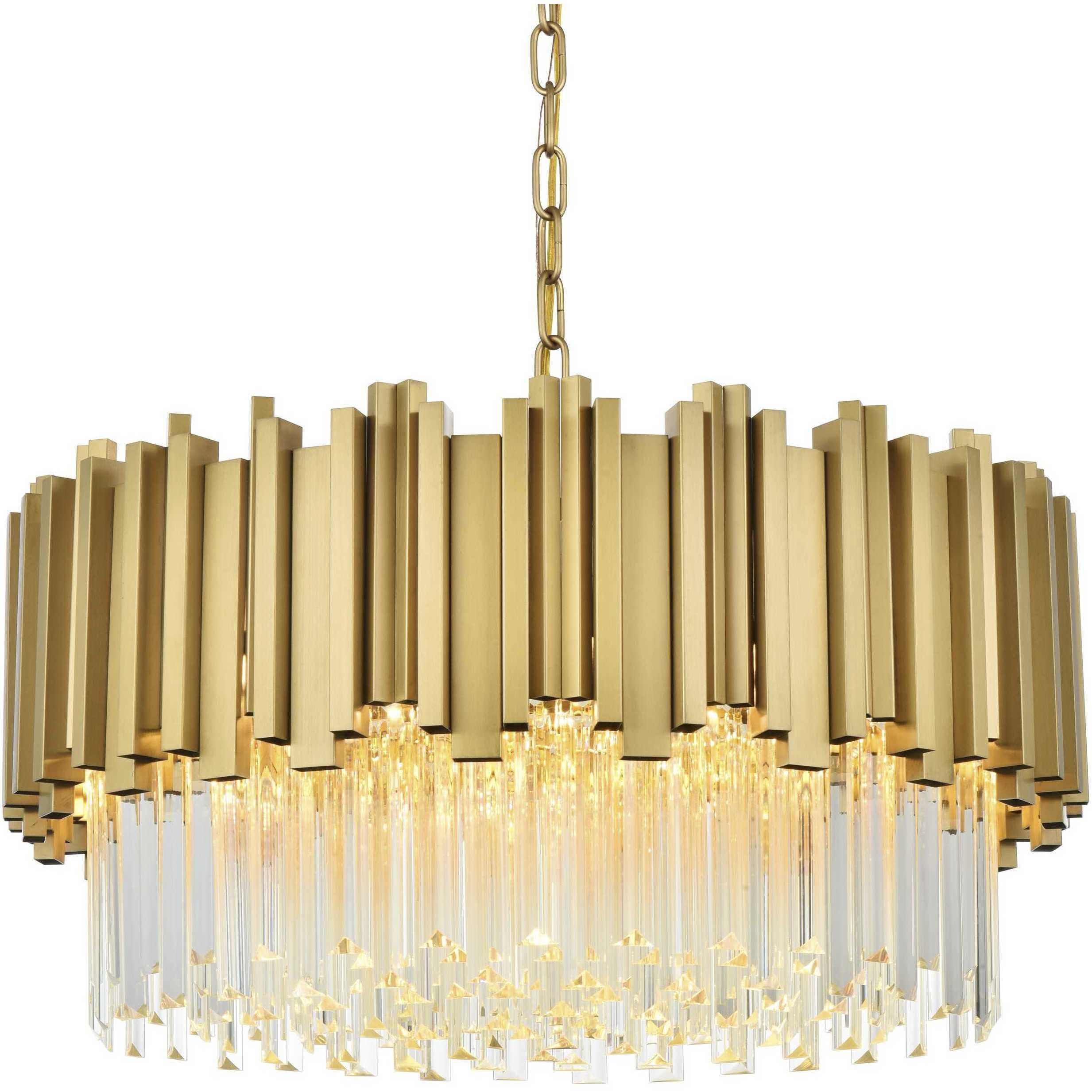 アイブロウ MENARD/MaketurePalette EleganceSelection Elegant Lighting 3400D24SG Willow 8 Light 24 inch Satin Gold