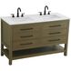 Karson 54 X 34 inch Chestnut Brown Bathroom Vanity Cabinet in 2