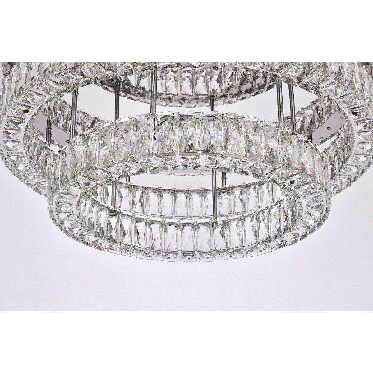 Monroe 2 Light 30 inch Chrome Flush Mount Ceiling Light