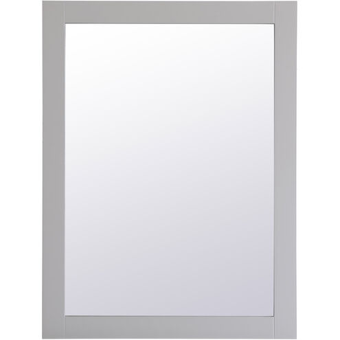 Aqua 36 X 27 inch Grey Wall Mirror