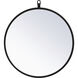 Eternity 18 X 18 inch Black Wall Mirror