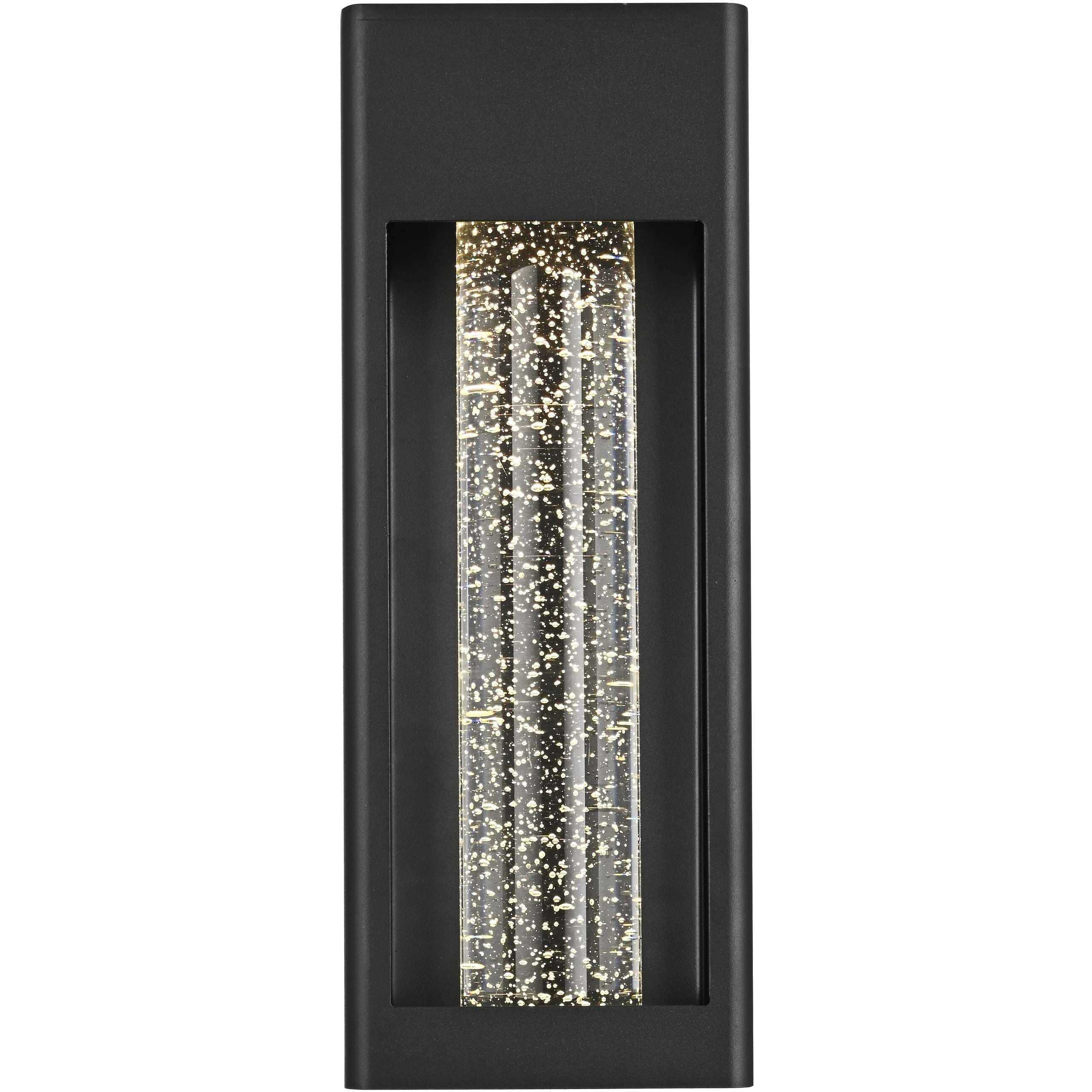 Amaris 1 Light 15 inch Black Outdoor Wall Sconce
