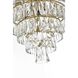Josephine 13 Light 27.5 inch Satin Gold Chandelier Ceiling Light
