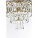 Josephine 6 Light 18 inch Satin Gold Flush Mount Ceiling Light