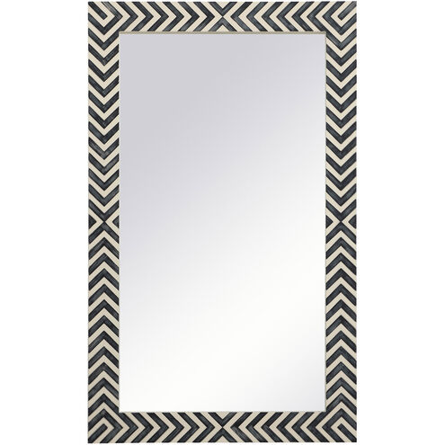 Colette 40 X 24 inch Chevron Wall Mirror