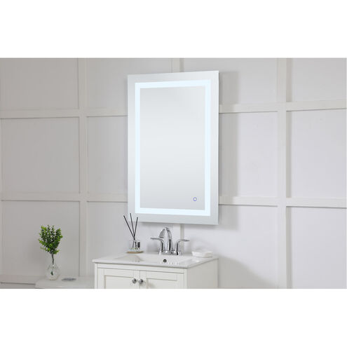Helios 36 X 24 inch Silver Lighted Wall Mirror
