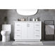 Hayes 48 X 22 X 35 inch White Vanity Sink Set
