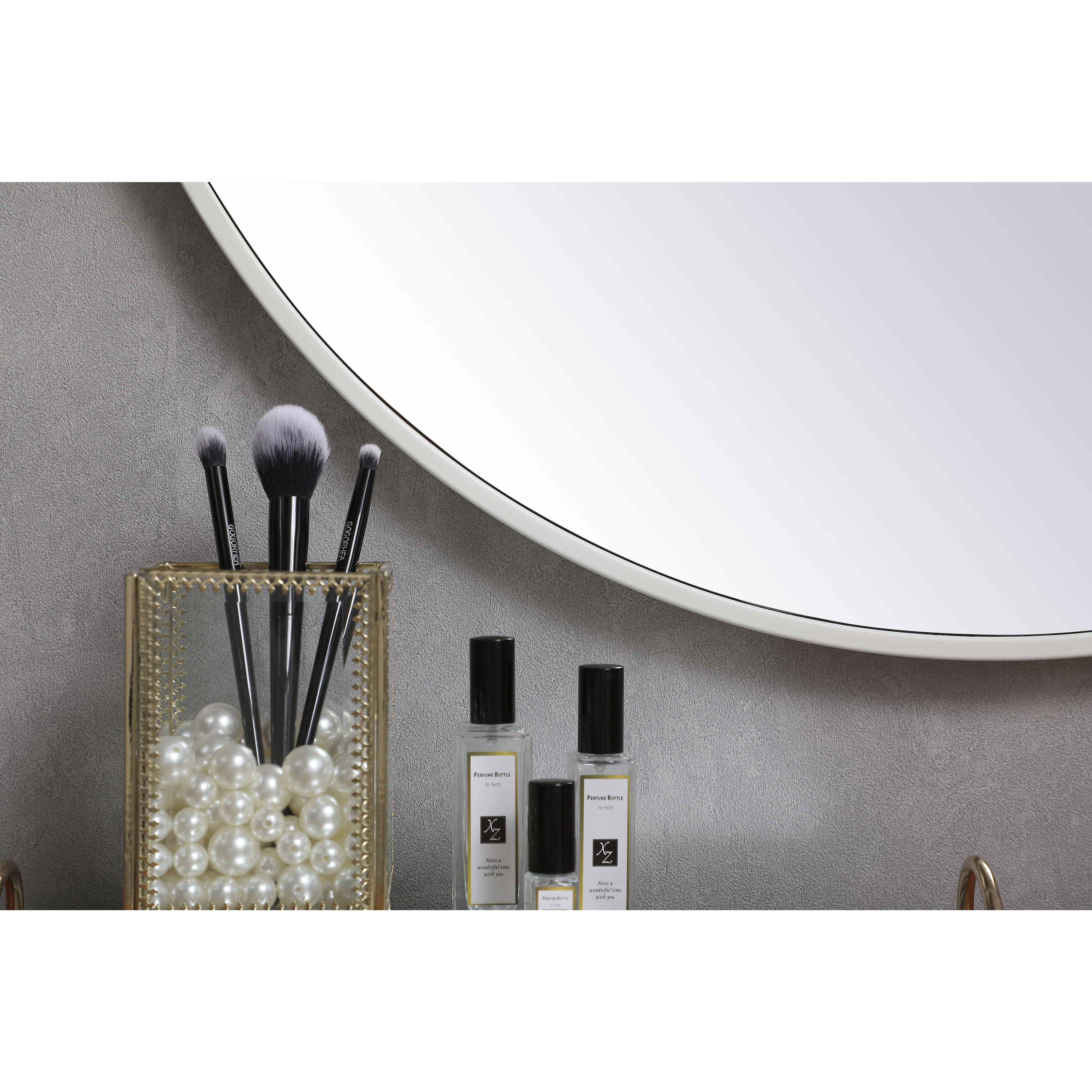 Eternity 28 X 28 inch White Wall Mirror