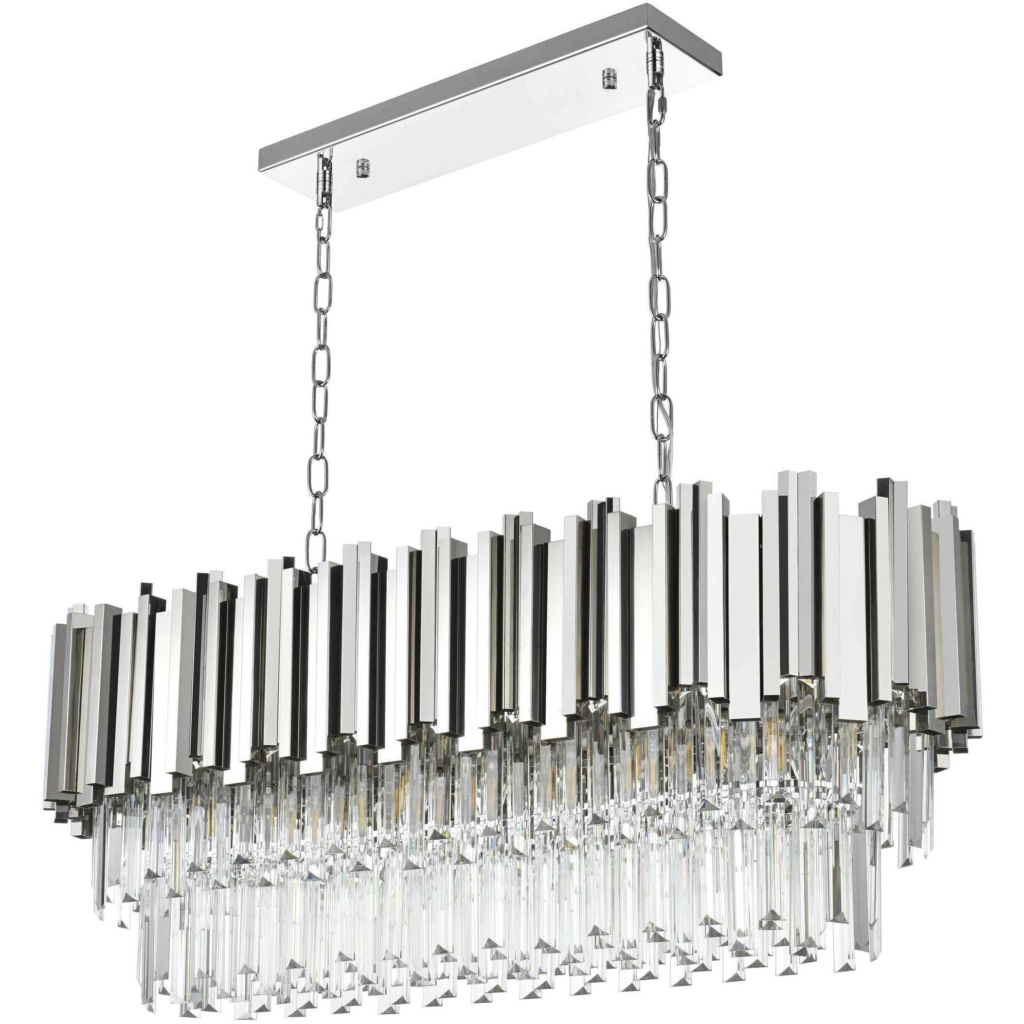 Willow 9 Light 14 inch Chrome Chandelier Ceiling Light