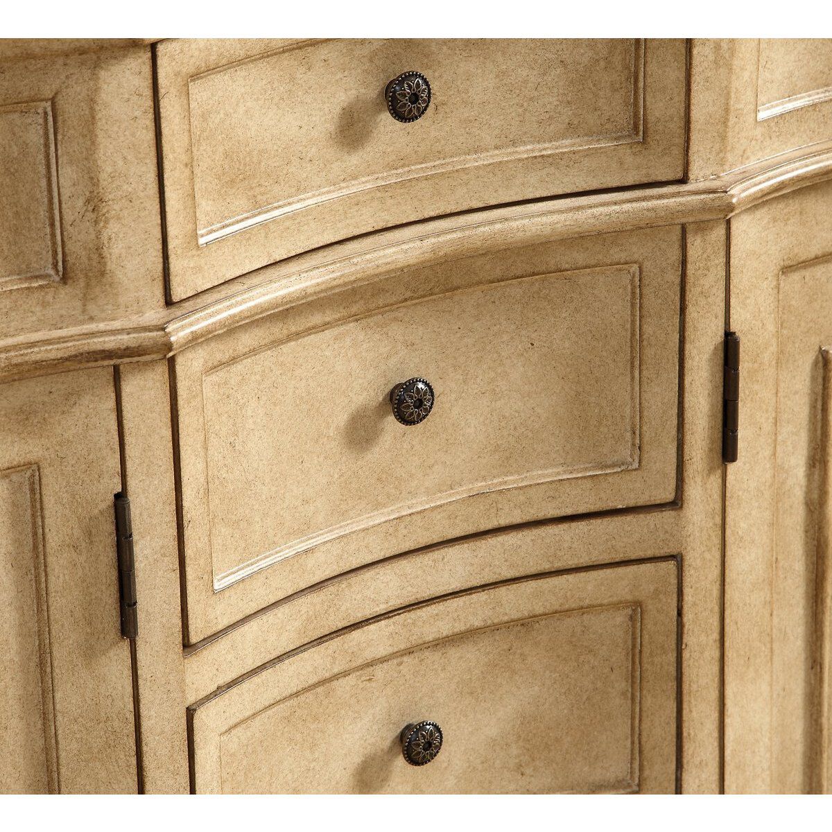 Danville 60 X 21 X 36 inch Antique Beige Vanity Sink Set