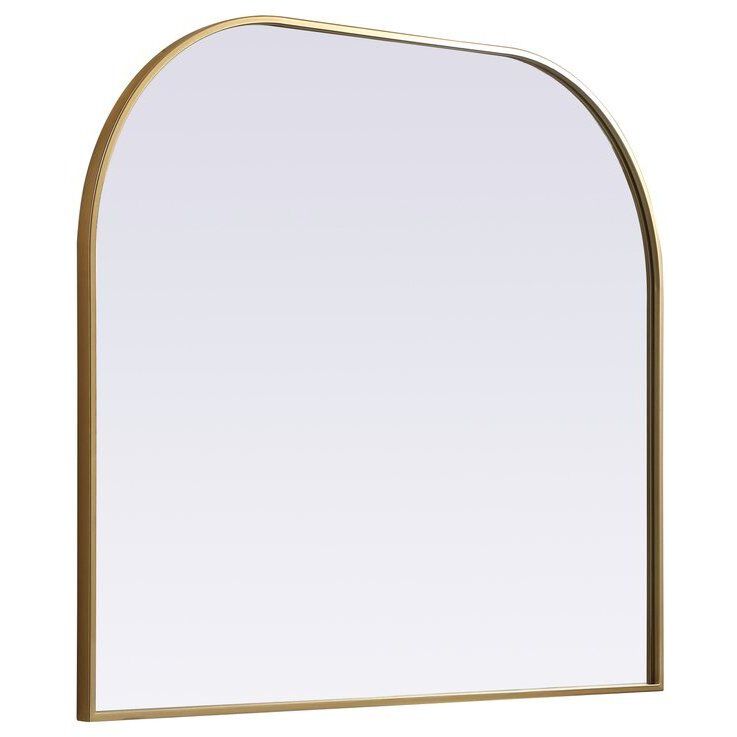 Blaire 40 X 34 inch Brass Mirror