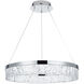 Linden 1 Light 22 inch Chrome Chandelier Ceiling Light