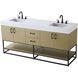 Caroline 72 X 34 inch Honey Brown Bathroom Vanity Cabinet