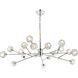 Graham 18 Light 48 inch Chrome Pendant Ceiling Light