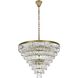 Josephine 29 Light 36 inch Satin Gold Chandelier Ceiling Light