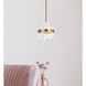 Serephina 6 Light 12 inch Satin Gold Pendant Ceiling Light