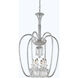 Majestic 6 Light 27 inch Chrome Chandelier Ceiling Light