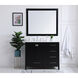 Irene 42 X 22 X 34 inch Black Vanity Sink Set
