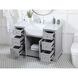 Franklin 48 X 22 X 35 inch Grey Bathroom Vanity Cabinet