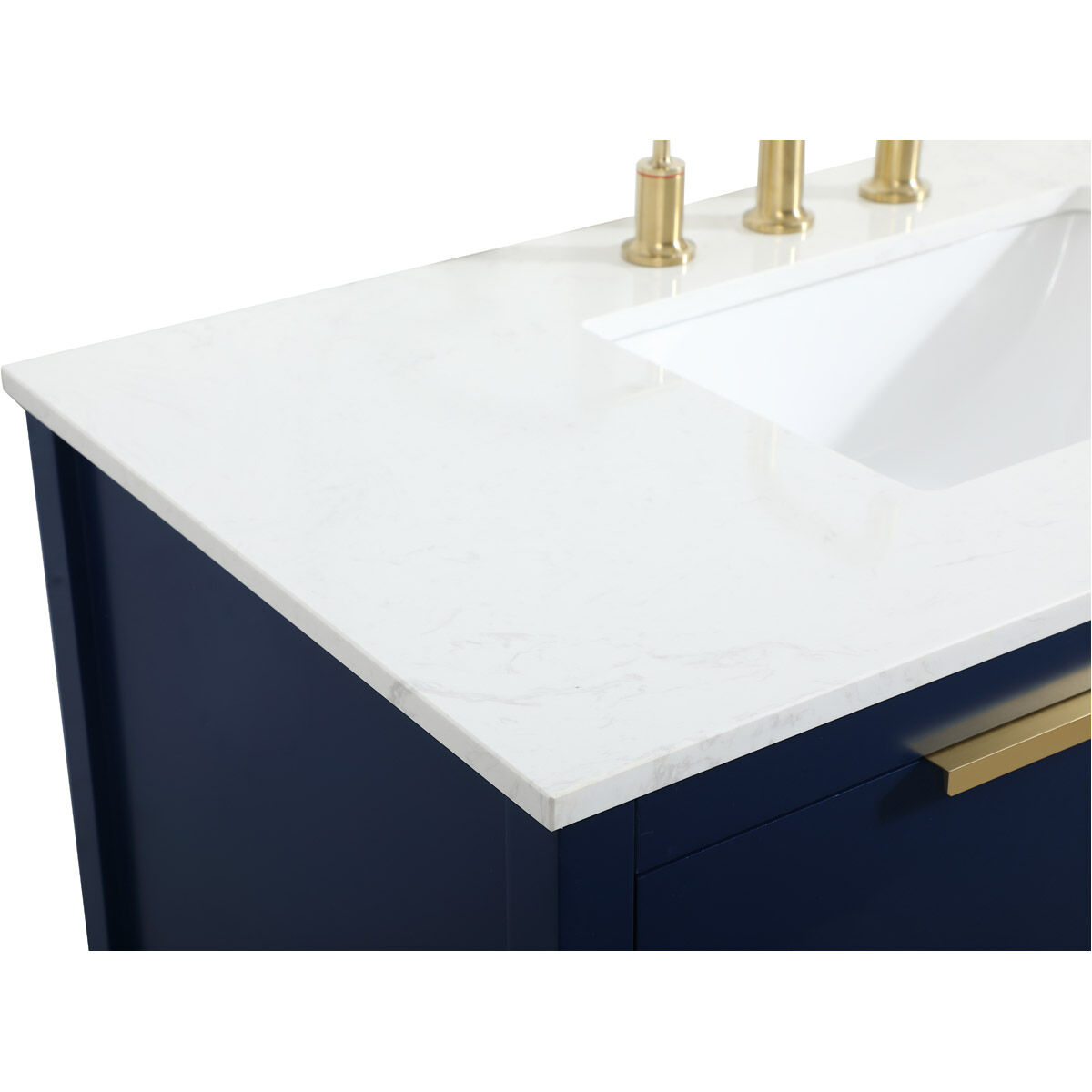 Larkin 42 X 22 X 34 inch Blue Vanity Sink Set