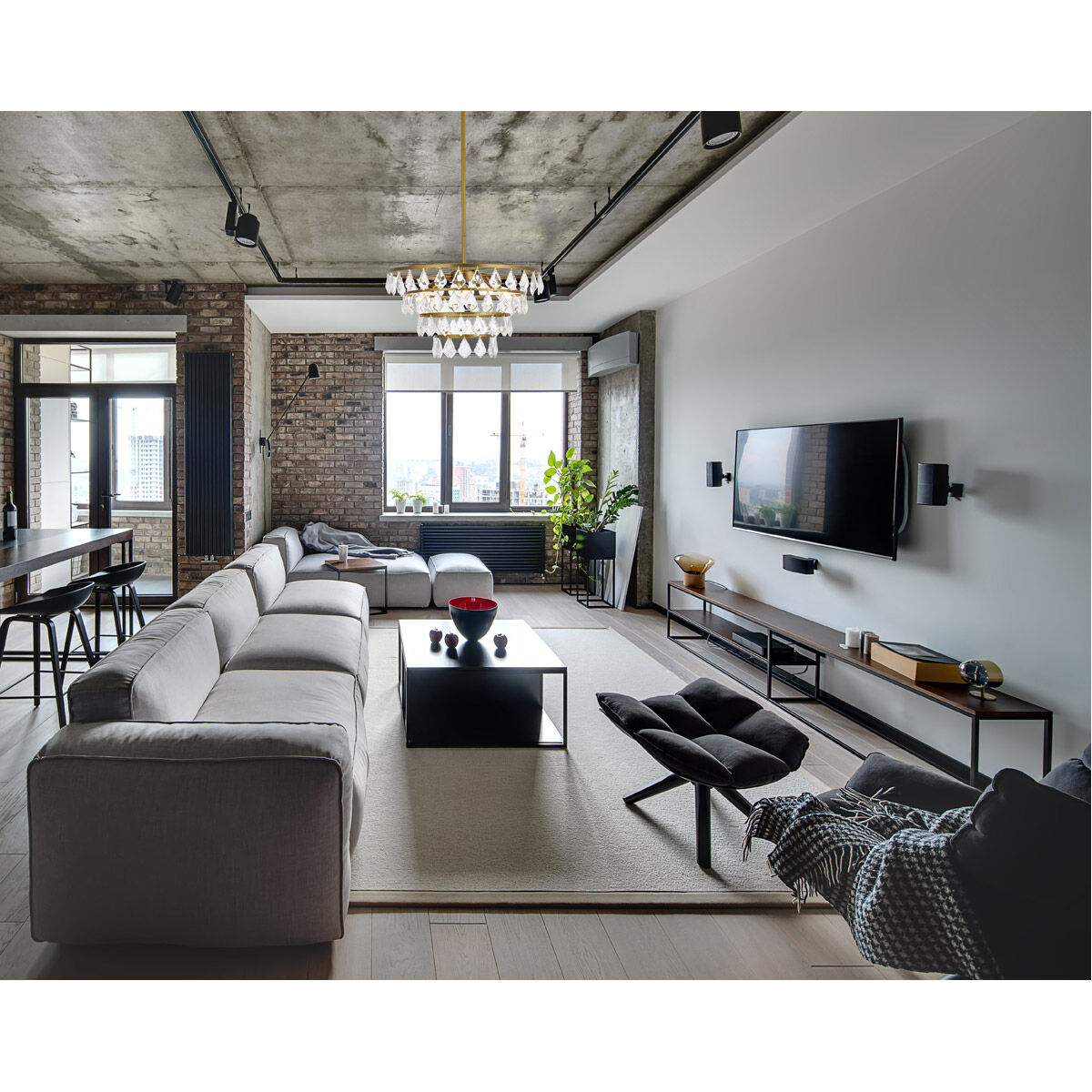 Ella 6 Light 20 inch Brass Pendant Ceiling Light