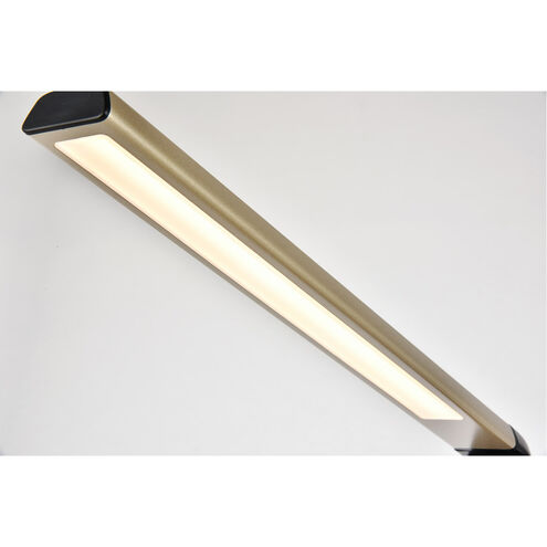 Illumen 31 inch 10 watt Champagne Gold LED Desk Lamp Portable Light, with USB Port