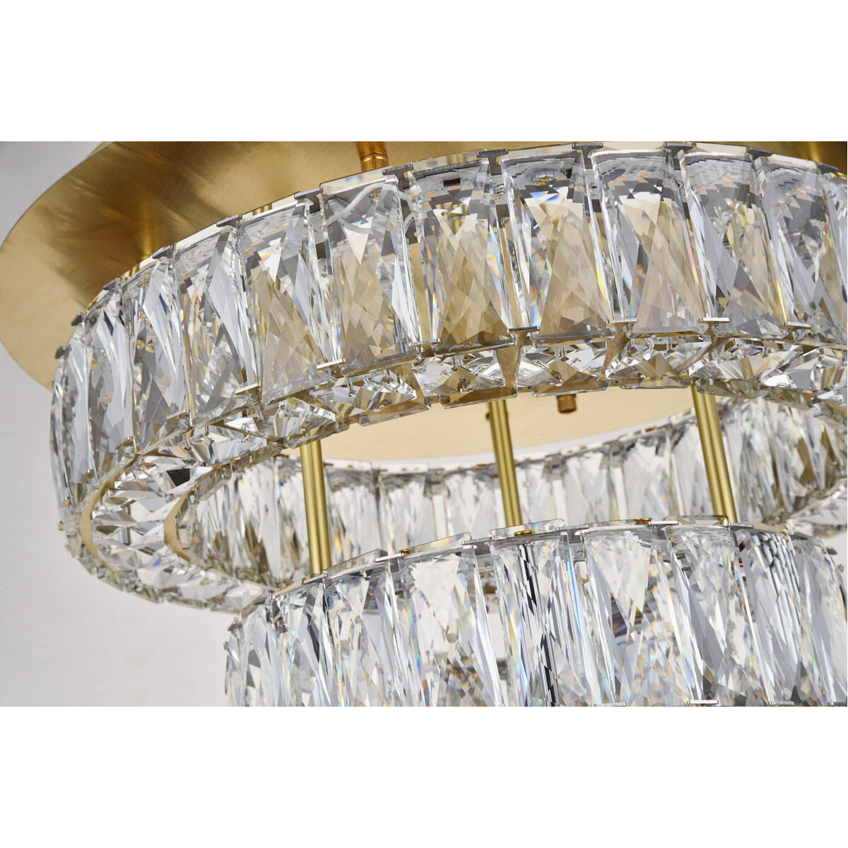 Monroe 18 inch Gold Flush Mount Ceiling Light
