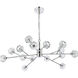 Graham 15 Light 42 inch Chrome Pendant Ceiling Light