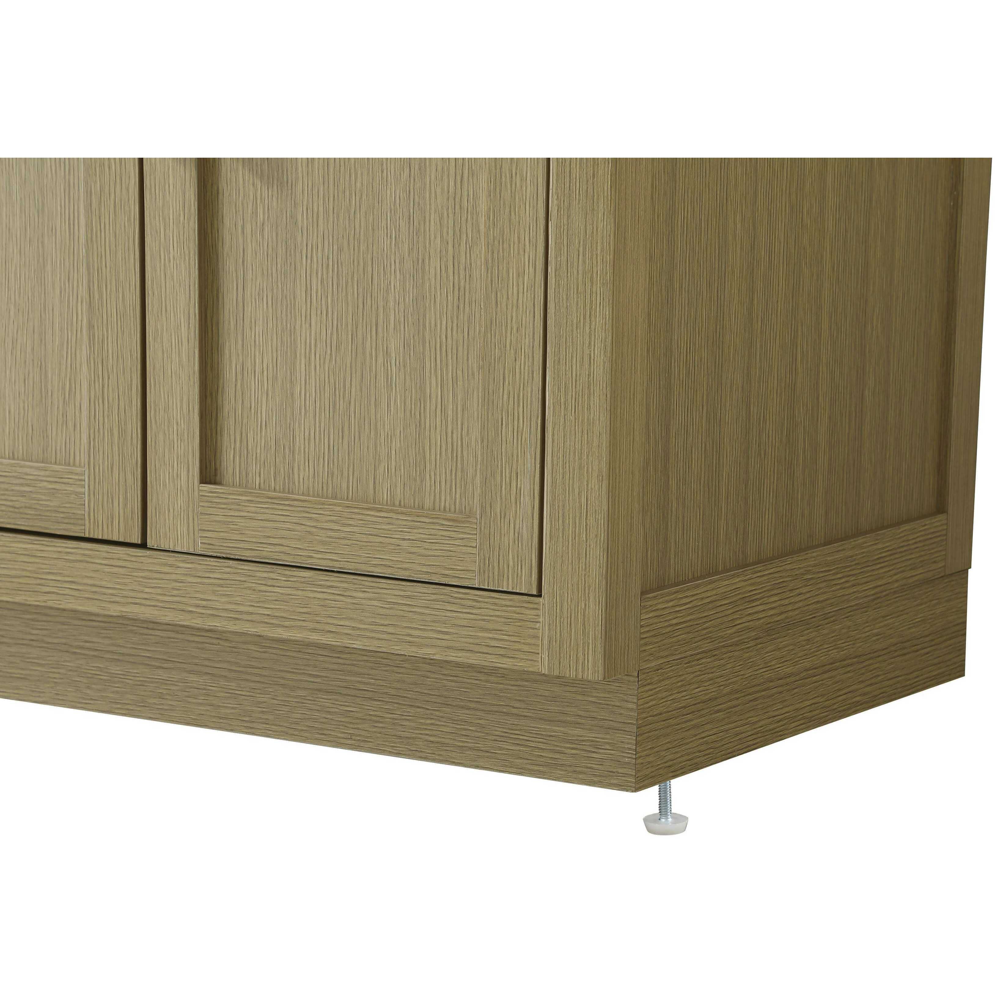 Alden 60 X 35 inch Honey Brown Bathroom Vanity Cabinet