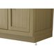 Alden 60 X 35 inch Honey Brown Bathroom Vanity Cabinet