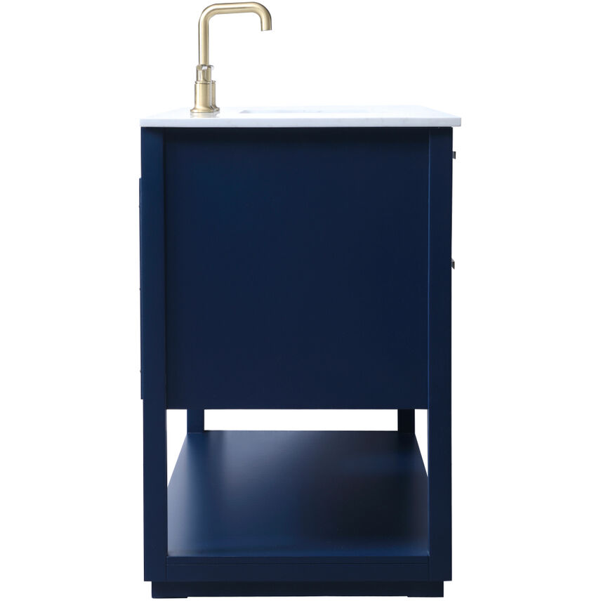 Larkin 54 X 22 X 34 inch Blue Vanity Sink Set