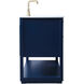 Larkin 54 X 22 X 34 inch Blue Vanity Sink Set