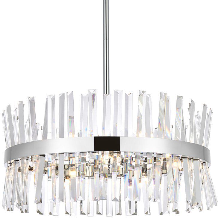 Serephina 14 Light 25 inch Chrome Pendant Ceiling Light