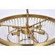 Sydney 9 Light 26 inch Satin Gold Chandelier Ceiling Light