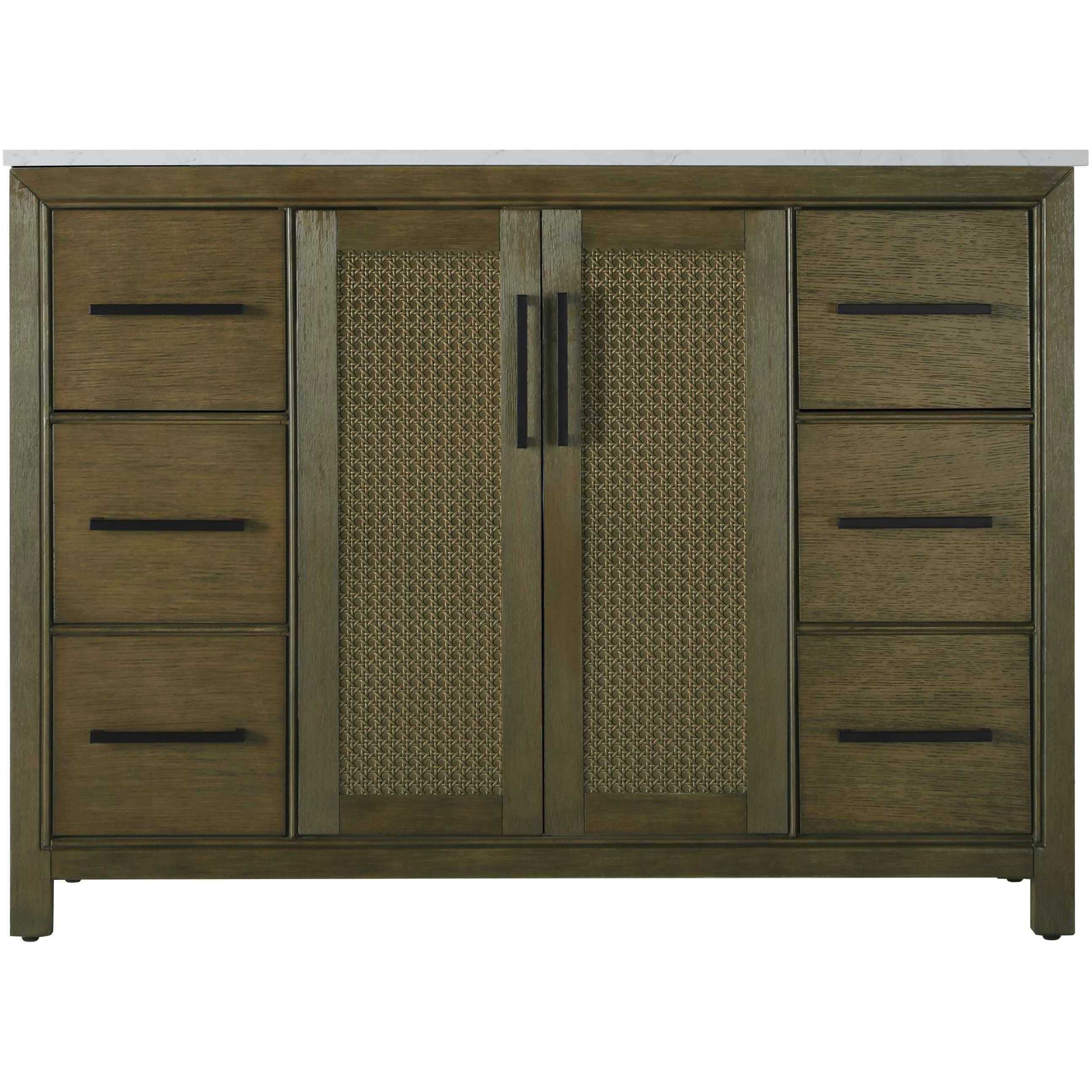 Alina 48 X 34 inch Hazel Oak Bathroom Vanity Cabinet