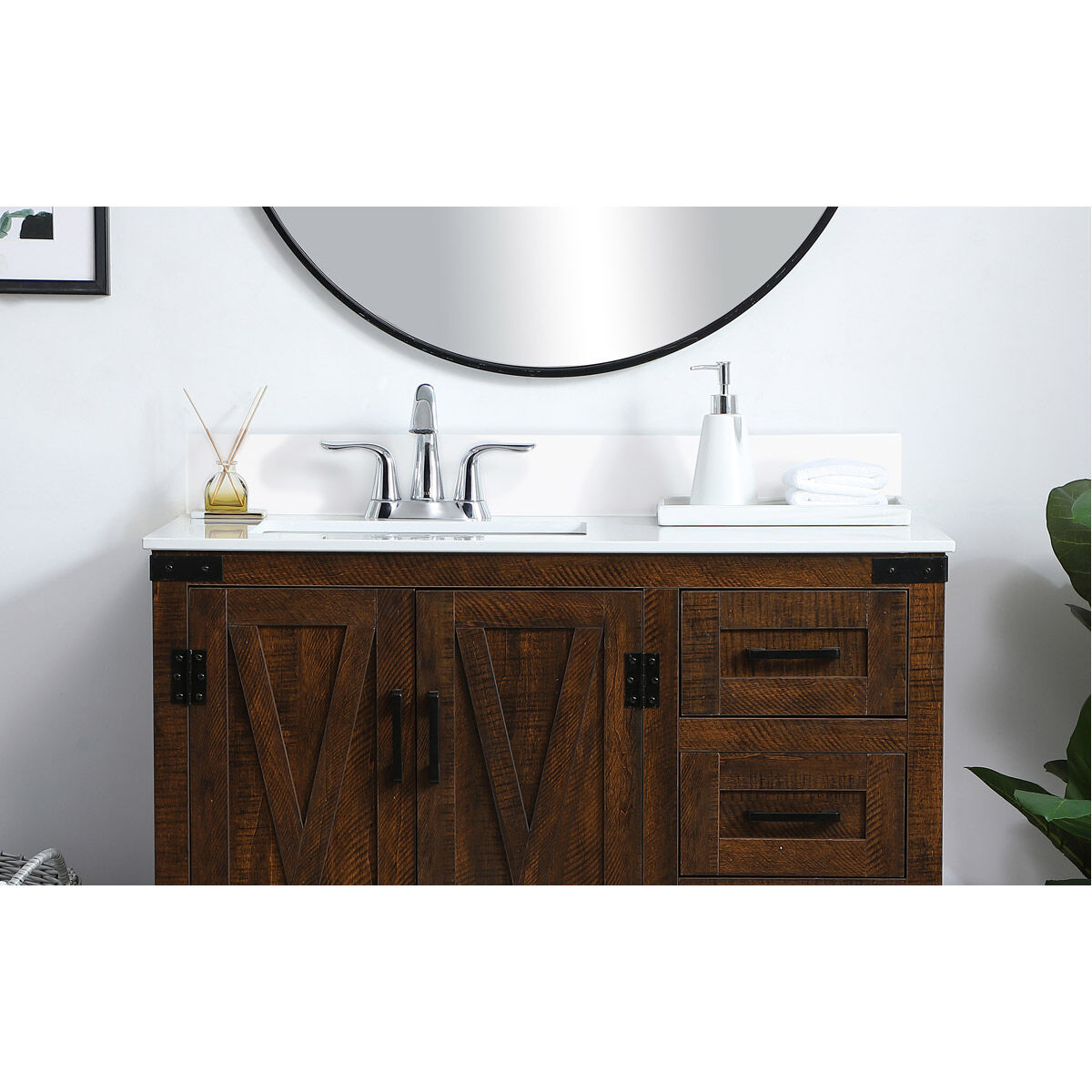 Backsplash 36 X 1 X 4 inch Ivory White Bathroom Vanity Backsplash