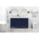 Bennett 60 X 21 X 35 inch Blue Vanity Sink Set