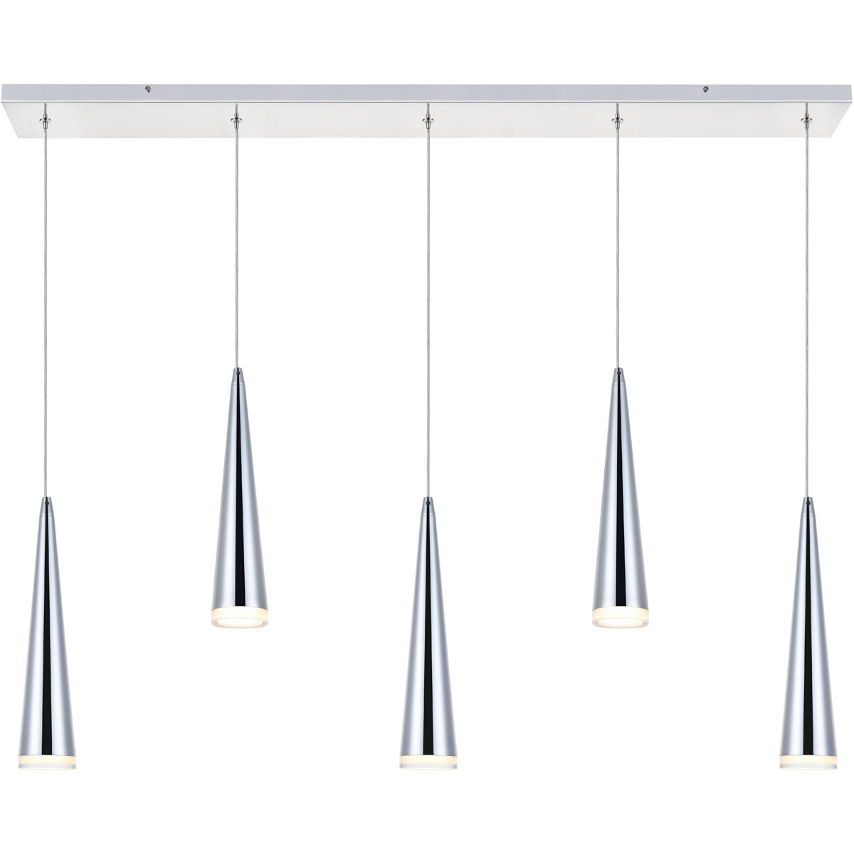 Fantasia LED 42 inch Chrome Pendant Ceiling Light