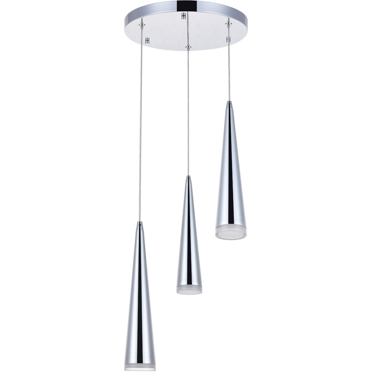 Fantasia LED 11.8 inch Chrome Pendant Ceiling Light