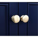 Metropolis 42 X 22 X 34 inch Blue Vanity Sink Set