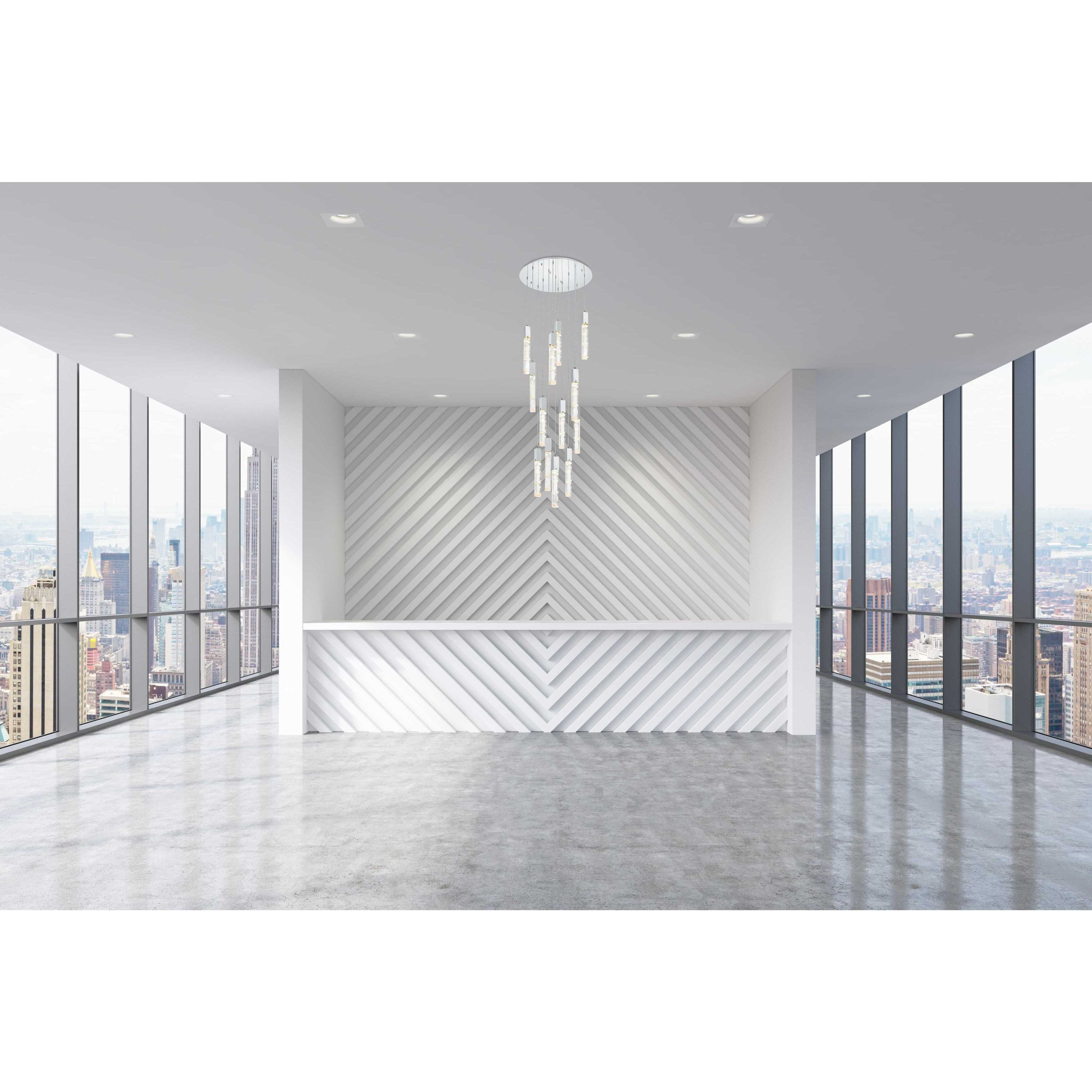 Aurora 13 Light 30 inch Chrome Chandelier Ceiling Light