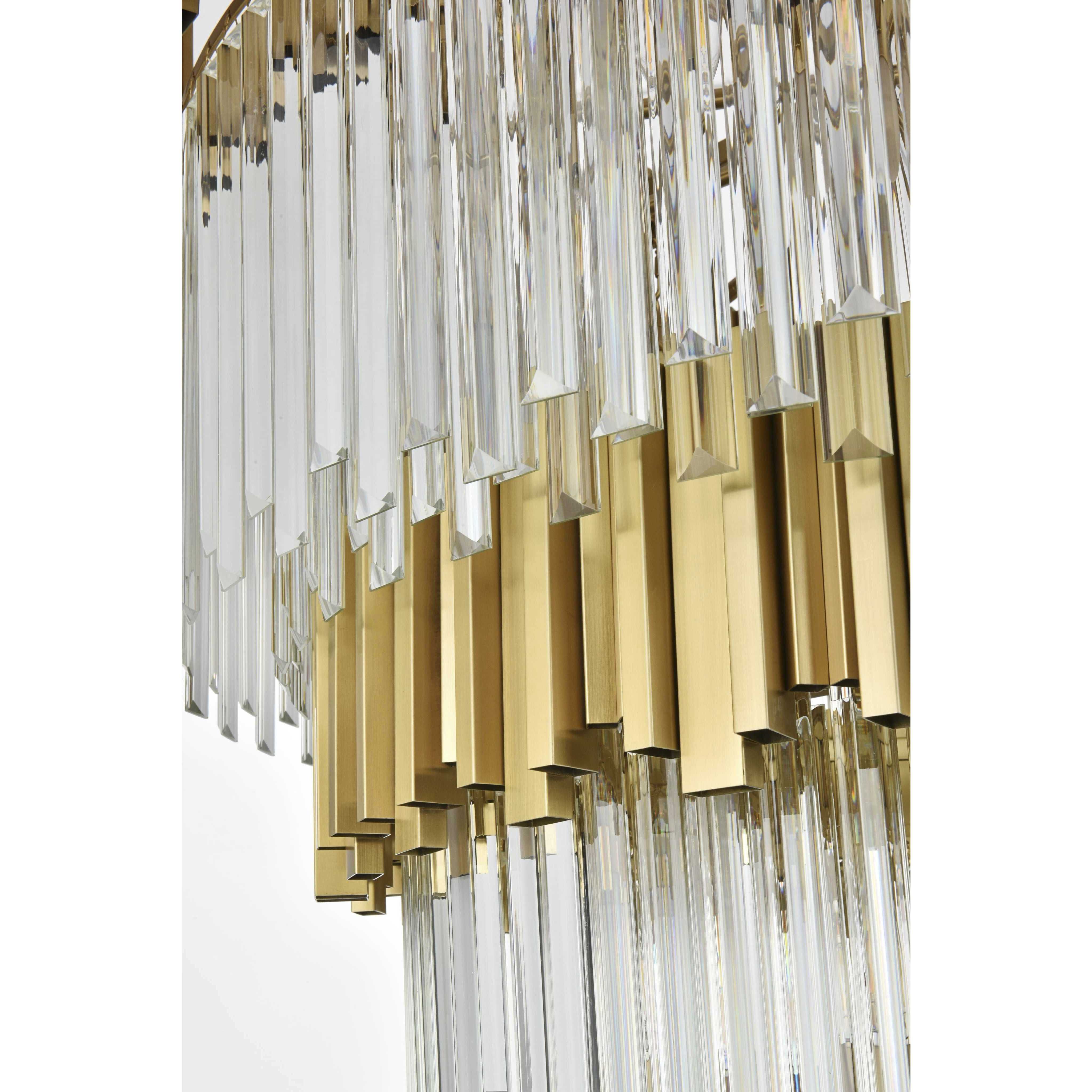 Willow 27 Light 40 inch Satin Gold Chandelier Ceiling Light