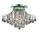 Toureg 6 Light 19 inch Chrome Flush Mount Ceiling Light in Royal Cut
