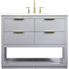 Larkin 42 X 22 X 34 inch Grey Vanity Sink Set