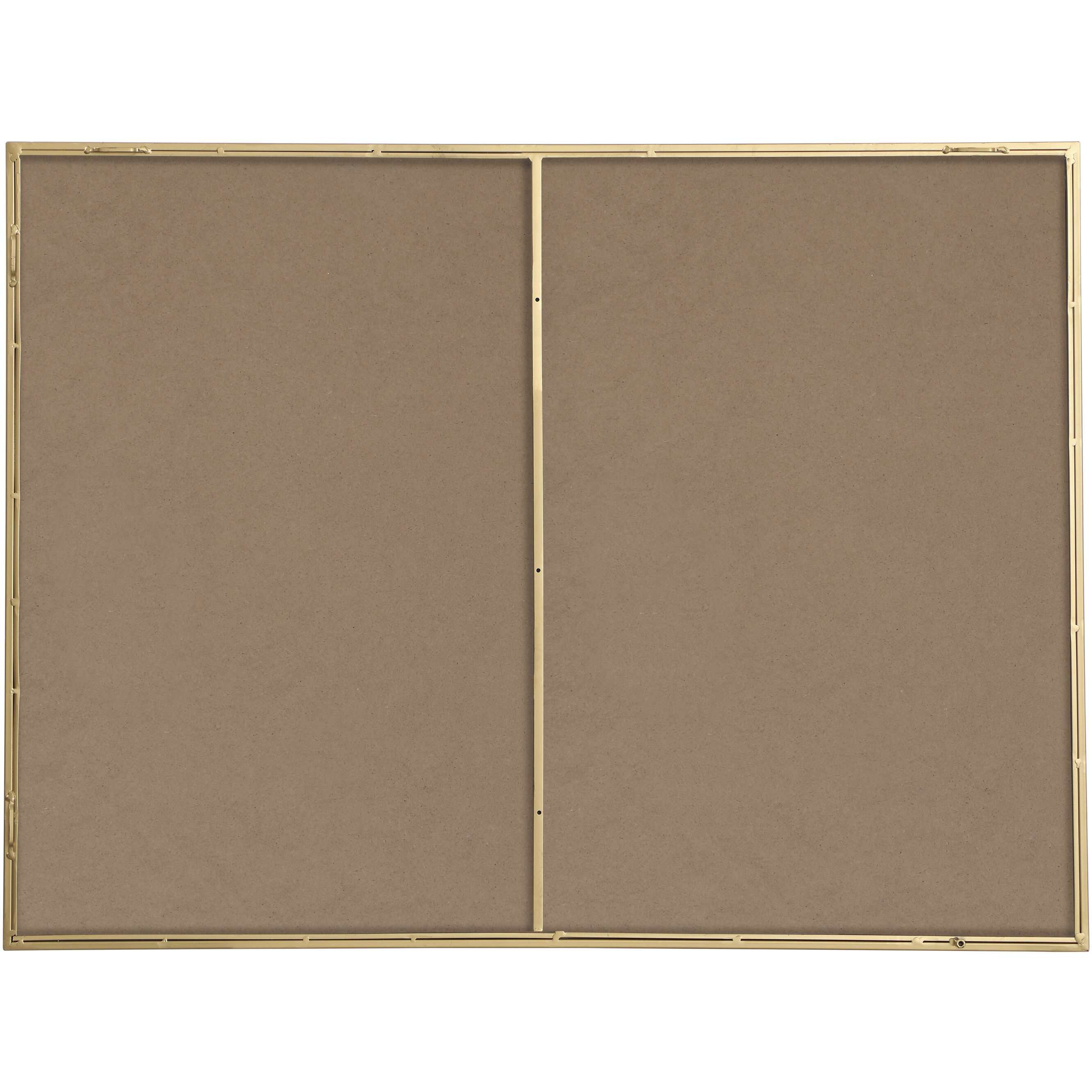 Monet 48 X 36 inch Brass Wall Mirror