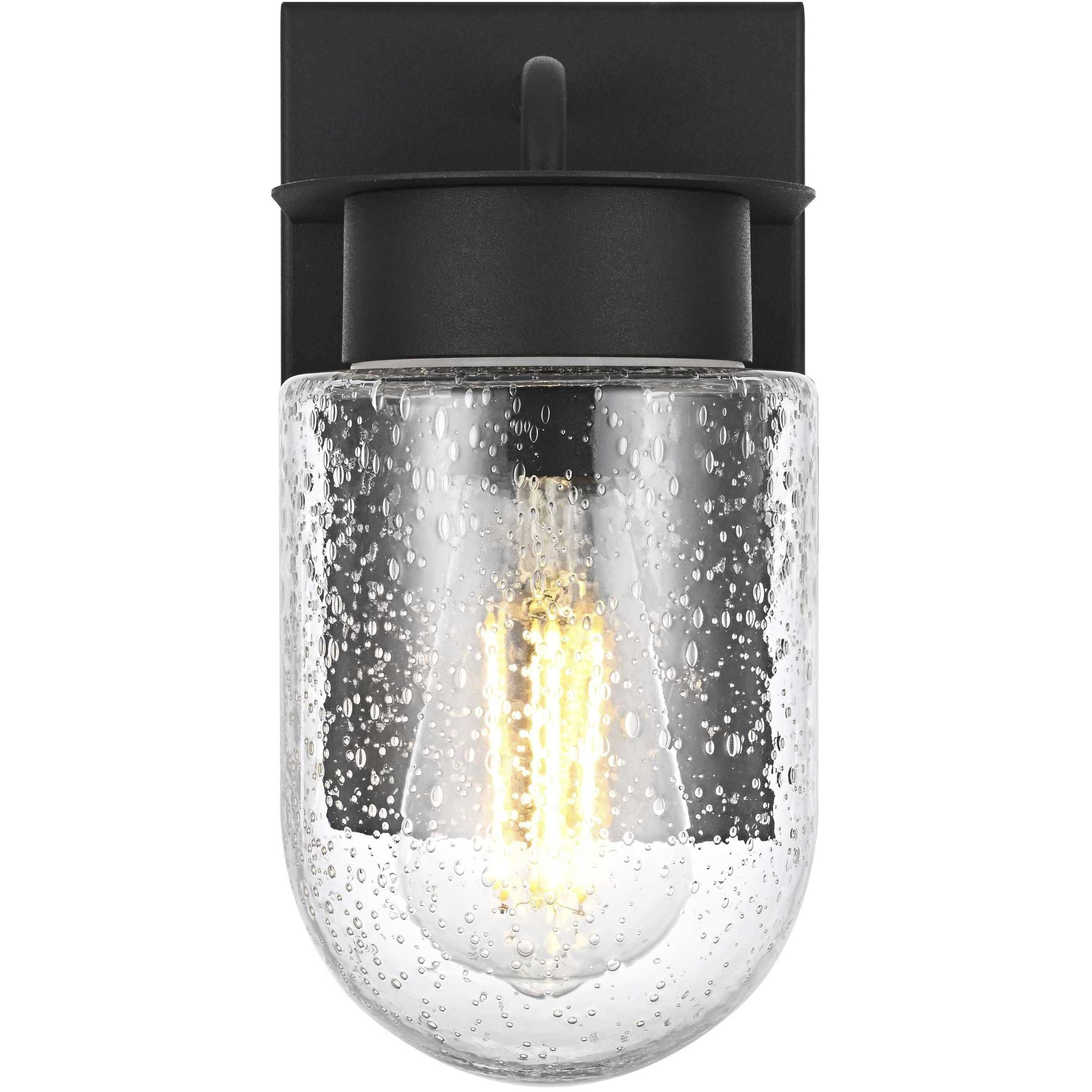 Rafael 1 Light 9 inch Black Outdoor Wall Sconce