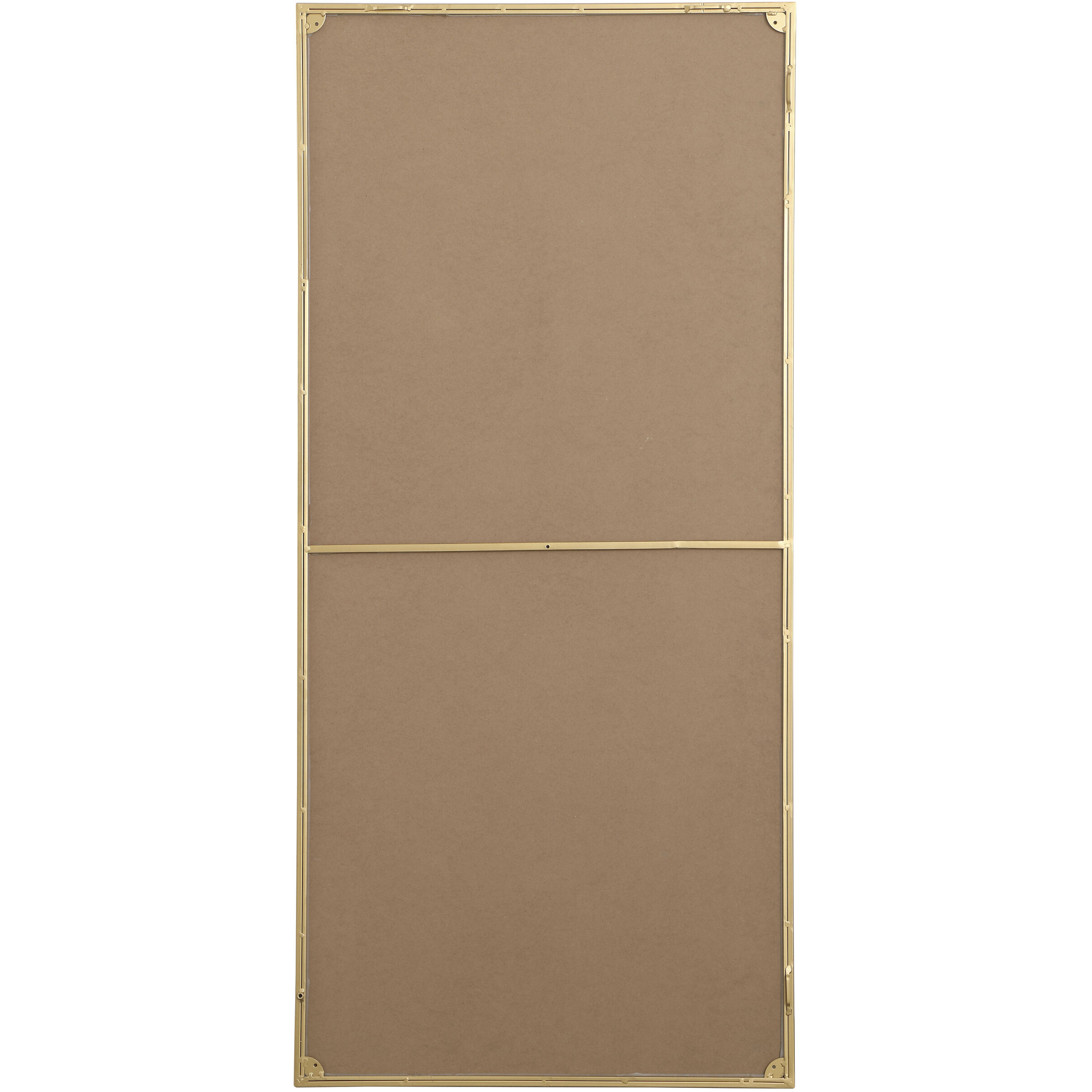 Monet 60 X 30 inch Brass Wall Mirror