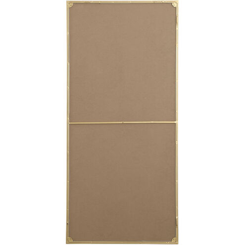 Monet 60 X 30 inch Brass Wall Mirror