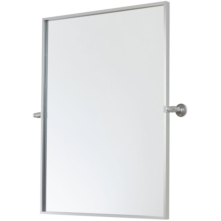 Everly 32 X 24 inch Silver Mirror