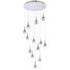 Amherst 13 Light 30 inch Chrome Chandelier Ceiling Light